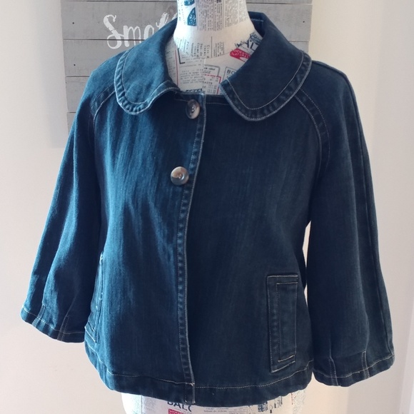 Crop jean jacket - Picture 2 of 6